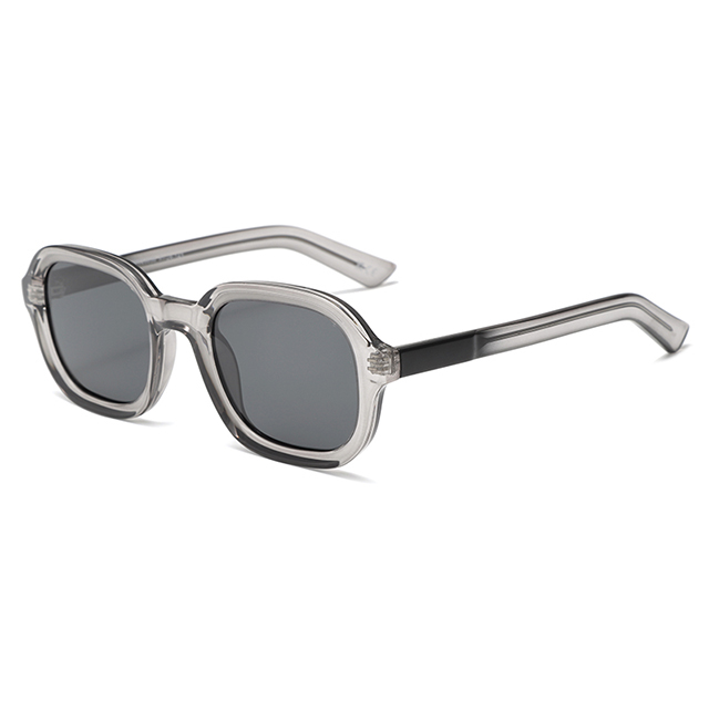 Nya polariserade solglasögon för kvinnor med rund form #84124