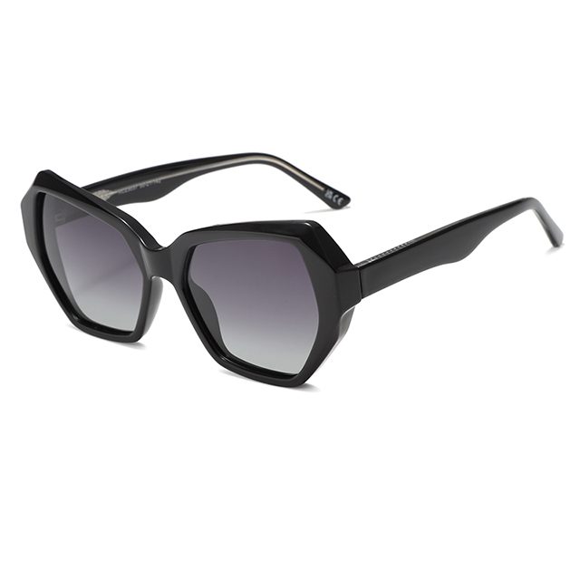 Ferdiglagde overdimensjonerte polariserte solbriller for kvinner #84110