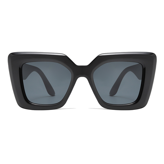 Nowe, duże, damskie okulary przeciwsłoneczne z polaryzacją w kształcie kocich oczu #84046