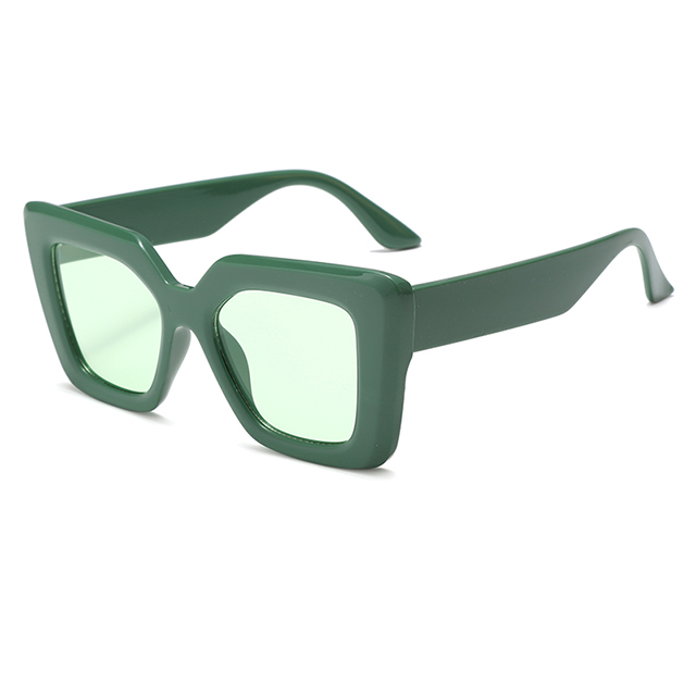 Ny Cat Eye Shape overdimensionerede polariserede solbriller til kvinder #84046