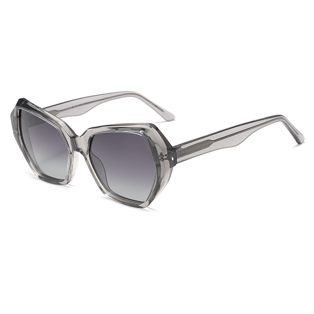 Färdiggjorda överdimensionerade polariserade solglasögon för kvinnor #84110