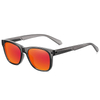 7517 Classic Square Frame with Soft Matte Rubberized Colors TAC Polarized Sunglasses