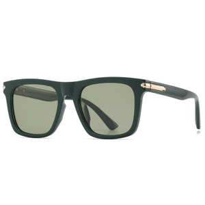 7528 Wholesale Square Shape Frame with Gold Tone Metal Hardware TR90 Injected Sunglasses