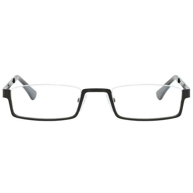 3148 Upper Semi Rimless Less Obstructive Vision Ultralight Metal Reader