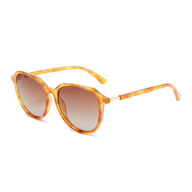 3468 Oval Square Shape Frame Wide Nose Pads Night Vision Lens Available Unisex Sunglasses