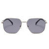 2280 Geometrischer Vollmetallrahmen verlängerte PC -Tipps Dailylife Style Unisex Sonnenbrille
