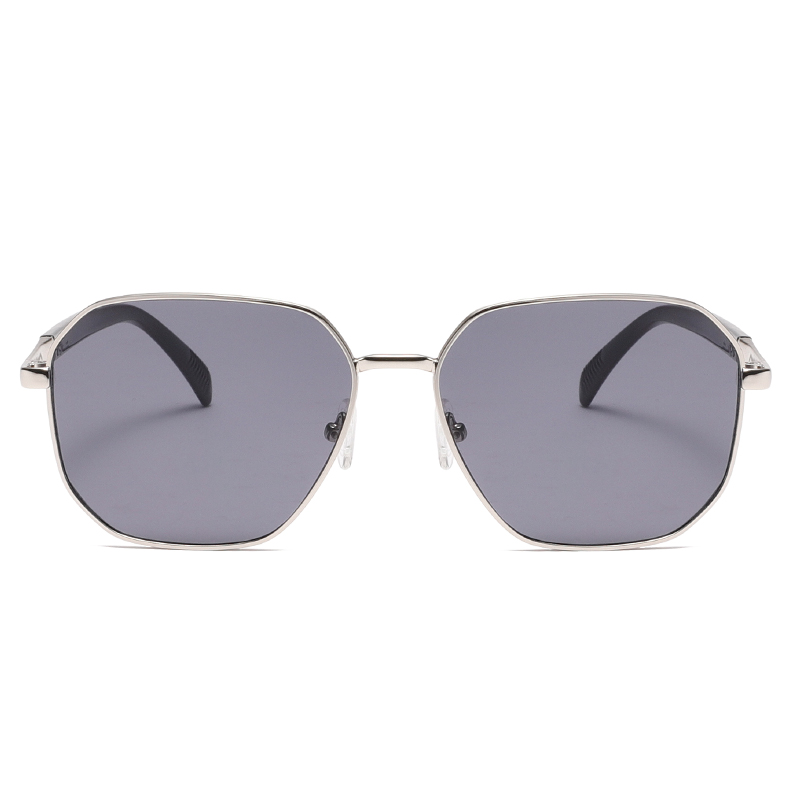 2280 Geometrischer Vollmetallrahmen verlängerte PC -Tipps Dailylife Style Unisex Sonnenbrille