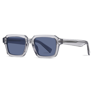 32105 rechteckig geformte handgefertigte Acetat -Sonnenbrille