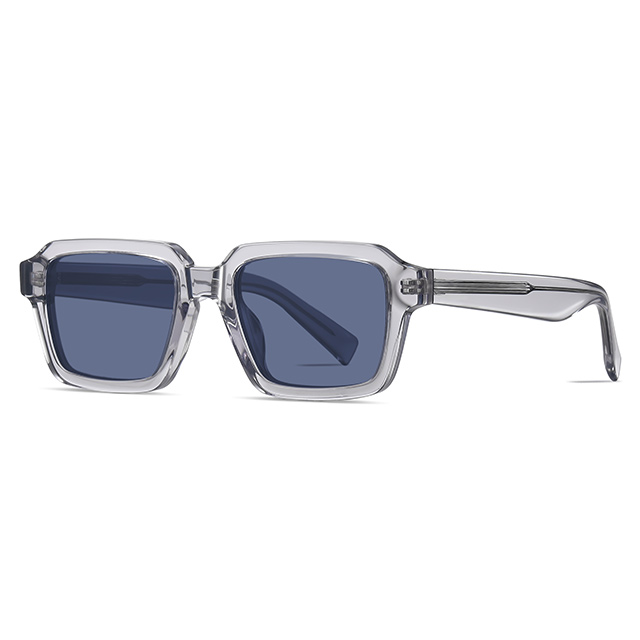 32105 Rectangular Shaped Handmade Acetate Sunglasses