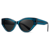 32122 zarte Katzenaugenform Frauen Acetat Sonnenbrille