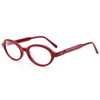 2171 Small Oval Shaped Retro Style Acetate Optical Frames