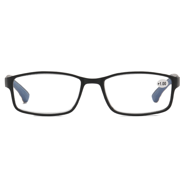 3019 Rectangular Full Frame Sporty Style Unisex Reading Glasses
