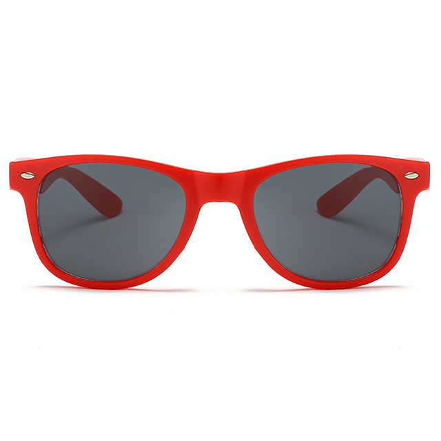 8816304 Shiny Red Arched Nose Bridge Sales Promotional Sunglasses
