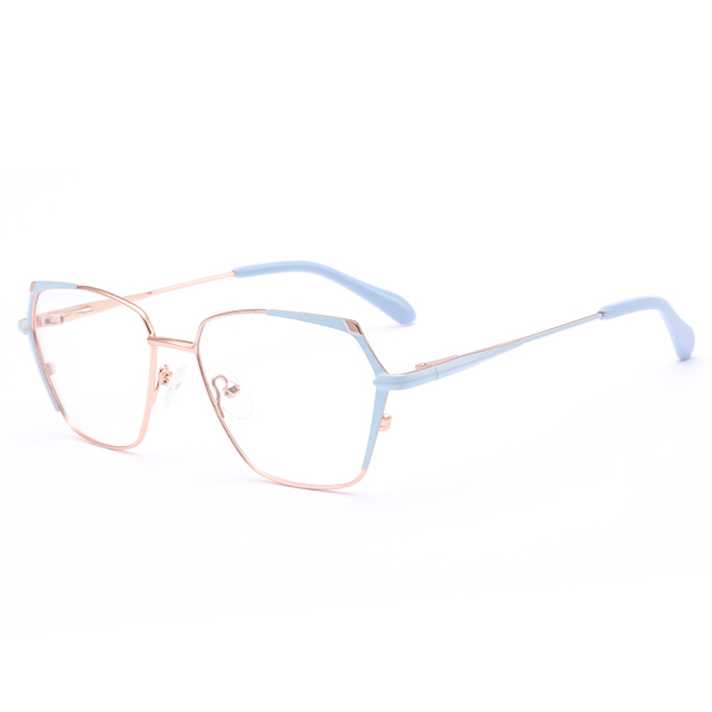 1023 Spring Hinge Photochromic Metal Women Eyeglasses