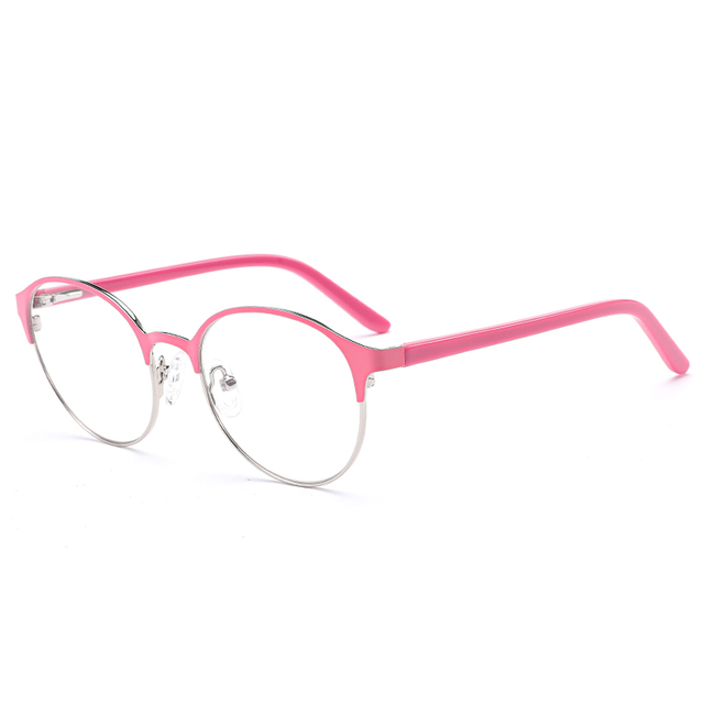 2402 6001 Spring Hinge Photochromic Metal Kids Eyeglasses