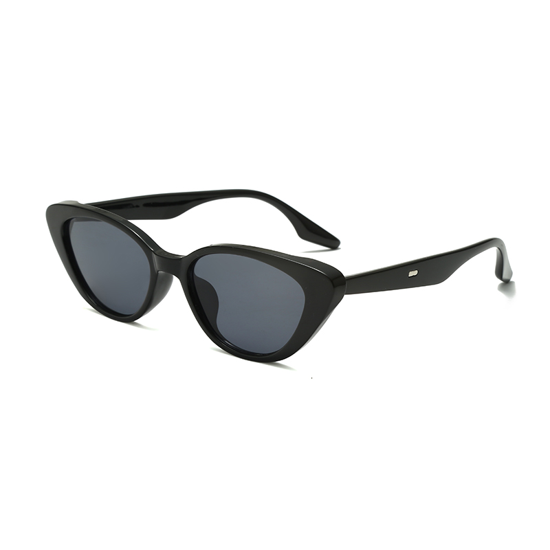 Готовые товары Шикарные пластиковые поляризованные женские солнцезащитные очки в форме кошачьего глаза #2201