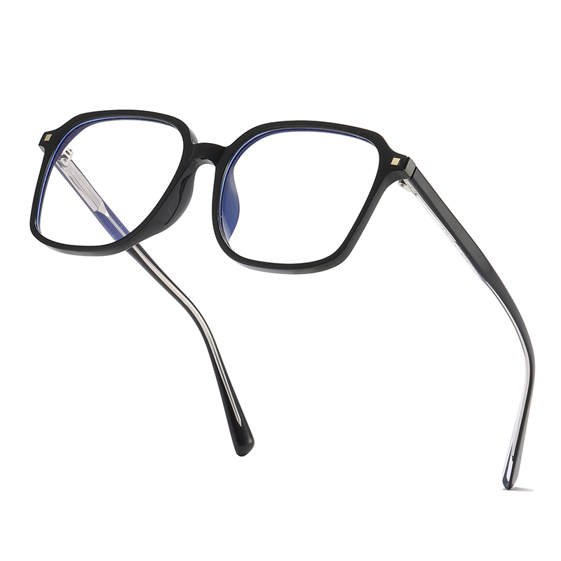ទំនិញរួចរាល់រាងការ៉េ Unisex TR90 Anti-blue Lens Optical Frame #81801