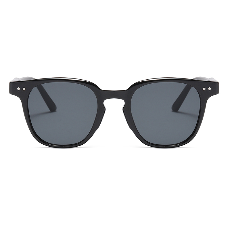 Barang Siap Wayfarer Kacamata Clip-on Temples Unisex TR90 Polarized Sunglasses yang Dapat Diganti #81806