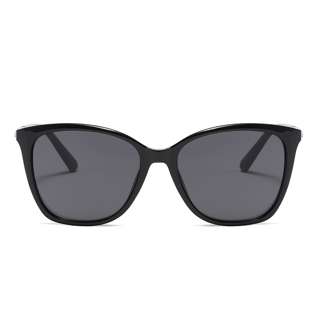 Large Frame Cat Eye Shape Rhinestone Decoration Recycled PC Polarized Women Sunglasses #81586