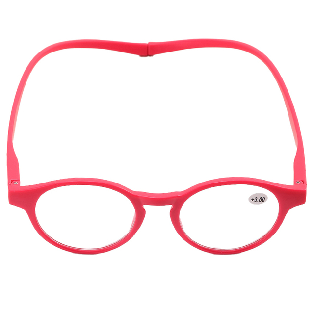 3056 Round Shape Frame Neck Hanging Maganetic Temples Reading Glasses