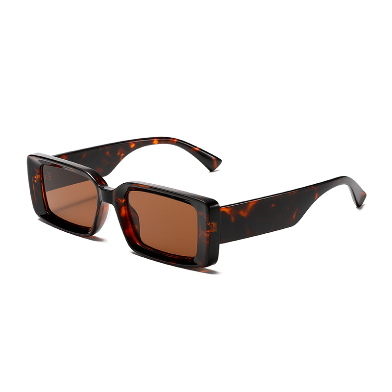 3493 übergroßer rechteckiger vorderer Frontrahmen verfügt über breite Tempel Unisex Sonnenbrille