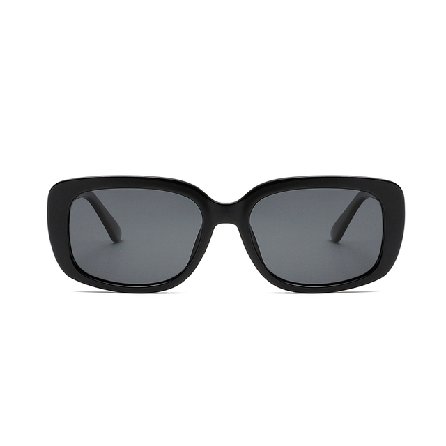 3489 Oversized Oval Rectangular Frame Features Sleek Temples Ready Stock Sunglasses