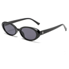 3477 Eleganckie owalne kota oka kształt ramy prywatna elegancka elegancka i stylowe okulary przeciwsłoneczne unisex