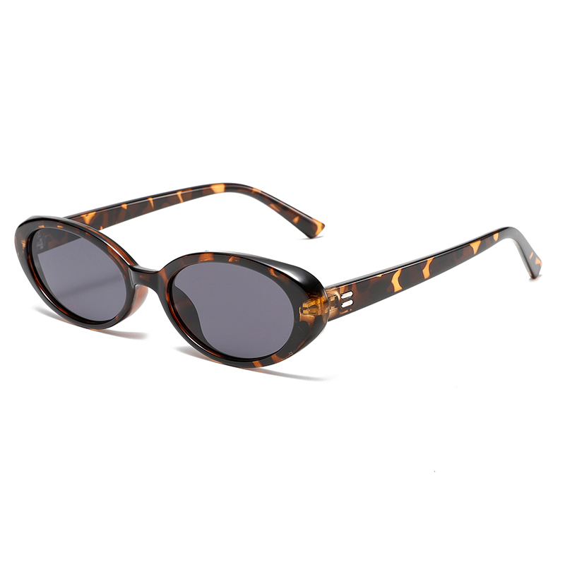 3477 Eleganckie owalne kota oka kształt ramy prywatna elegancka elegancka i stylowe okulary przeciwsłoneczne unisex