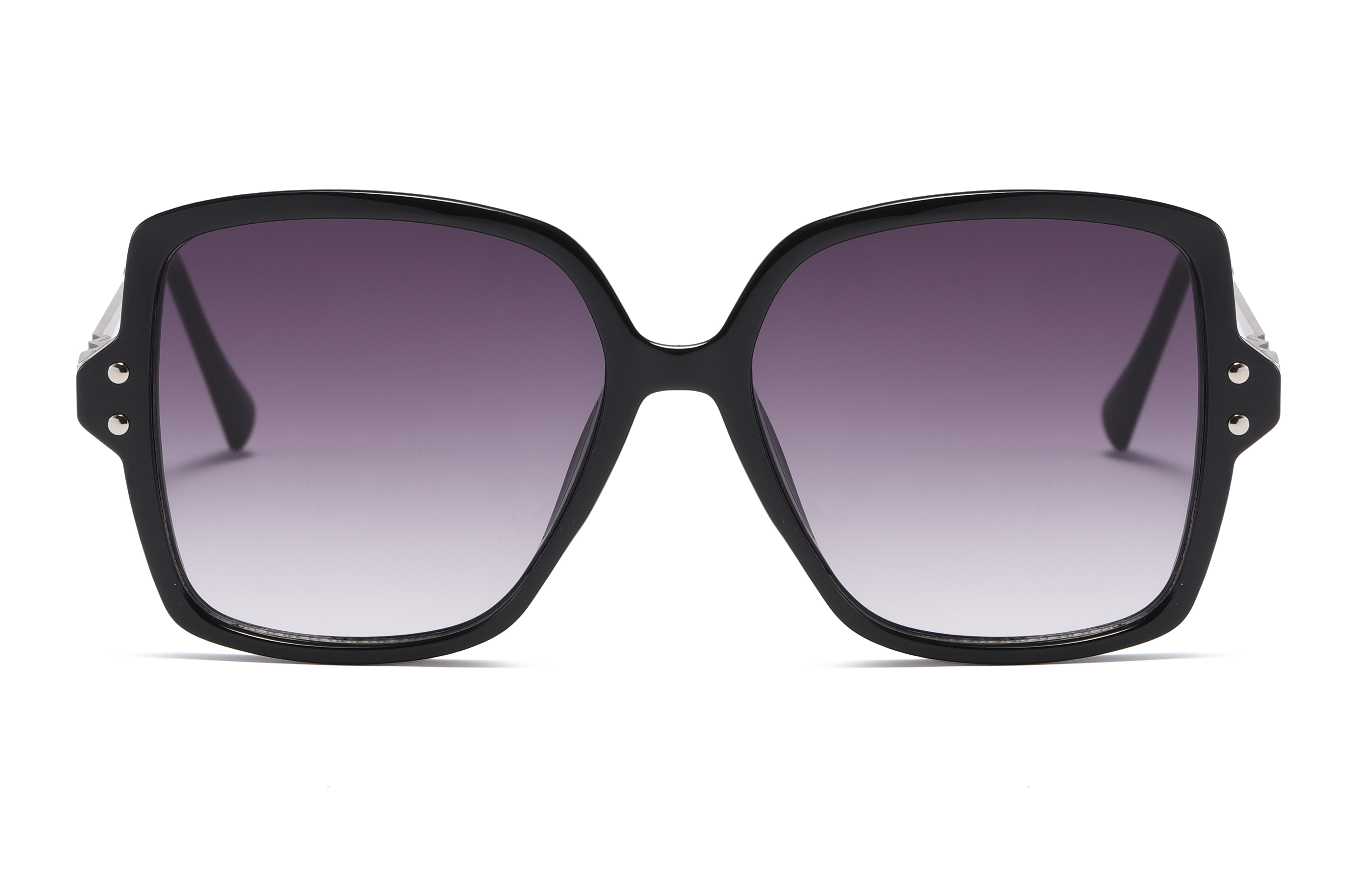 Large Frame Fashion PC&Metal Sunglasses 81587