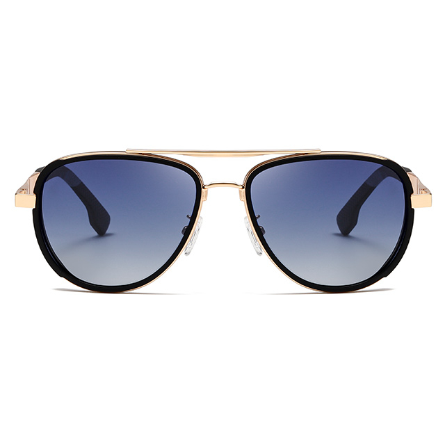 15101 Wholesale Stainless Steel Aviator Shape Men Sunglasses