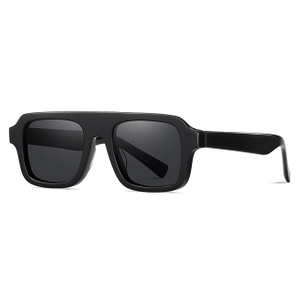 32101 Horizontale dicke Brücke Hochwertige Unisex -Acetat -Sonnenbrille