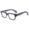 8013 Thick Square Full Frames Decorated with Metal Rivets Handmade Acetate Optical Frames for Men