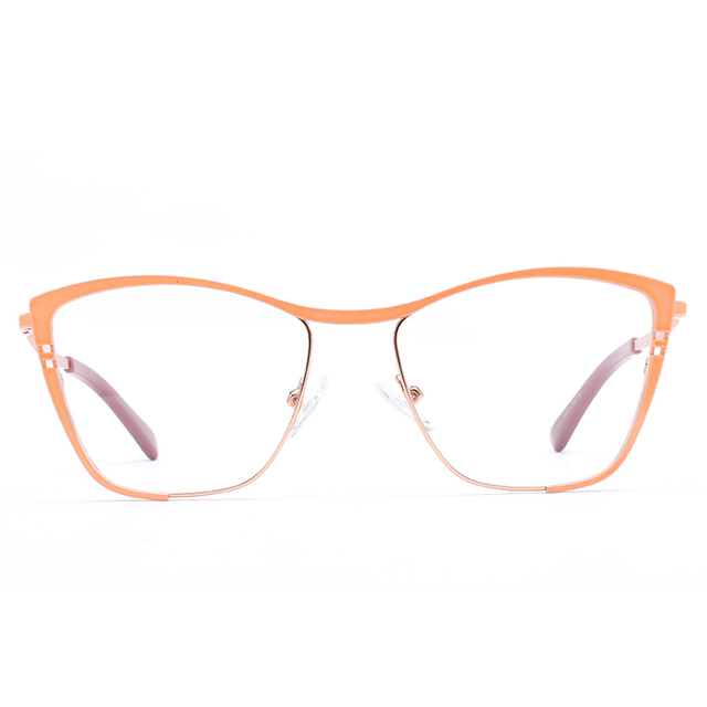 1027 Spring Hinge Photochromic Metal Women Eyeglasses