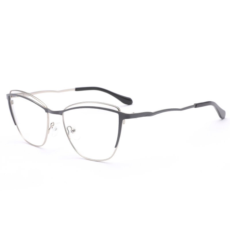 1025 Spring Hinge Photochromic Metal Women Eyeglasses