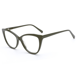 3032 Cateye Shape Fj&aelig;rhengsel Acetate Dame Optiske rammer