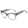 2135 Cateye -vorm Spring skarnier asetaat Vroue optiese rame