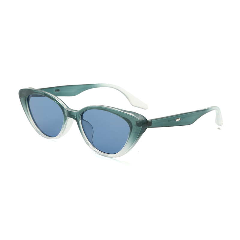 Ready Goods Eleganckie plastikowe okulary przeciwsłoneczne damskie z polaryzacją w kształcie kociego oka #2201
