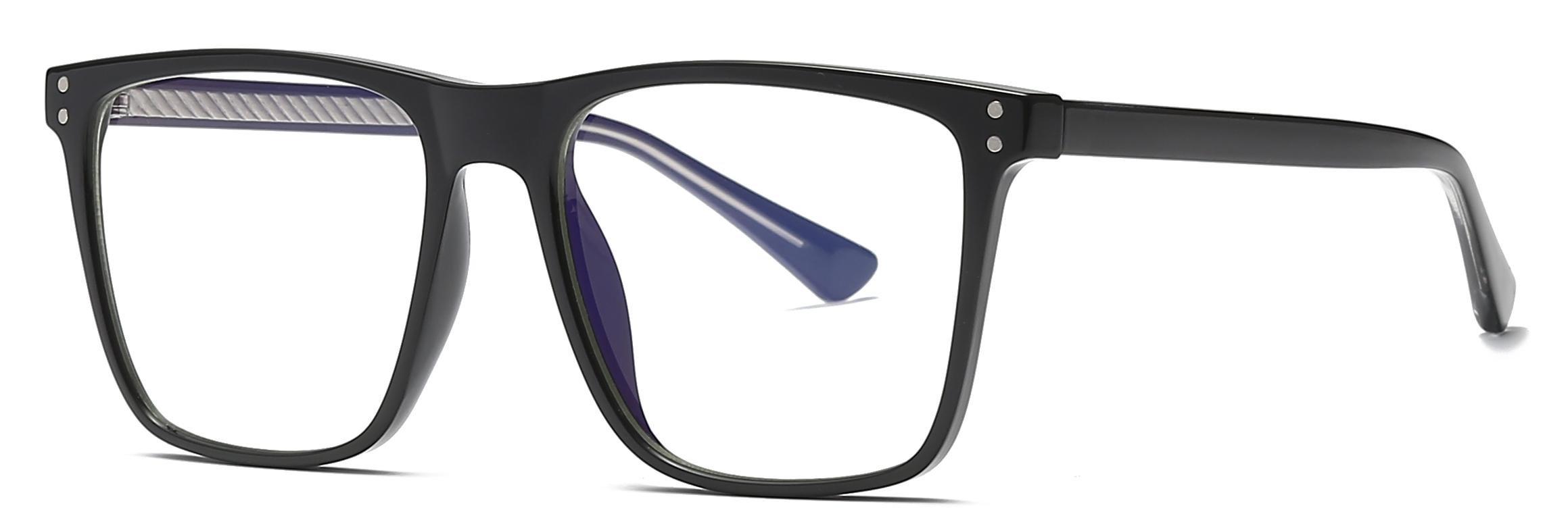 Stock Square Shape TR90+CP Anti-blue Light Lenses Women Optical Frames #2023