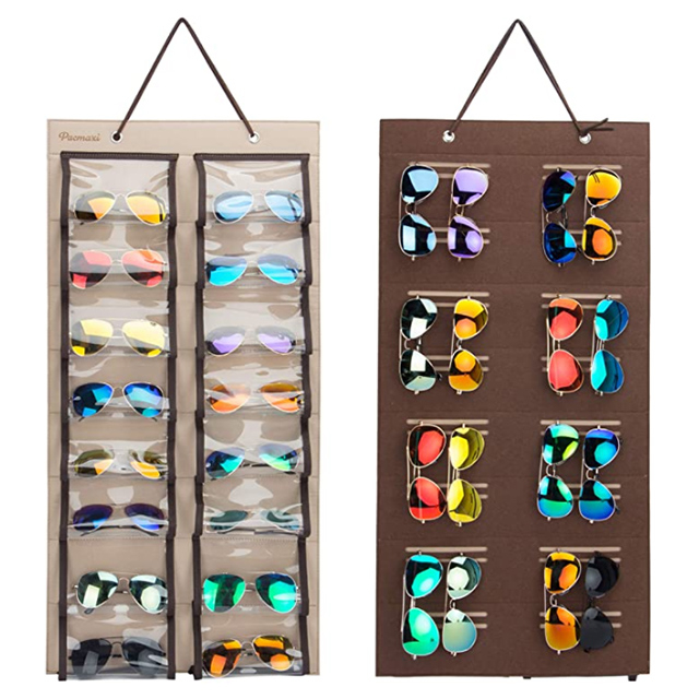 Dust-Proof Hanging Sunglasses Organizer