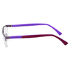 3122 Combination Material Semi Rimless Unisex Reading Glasses
