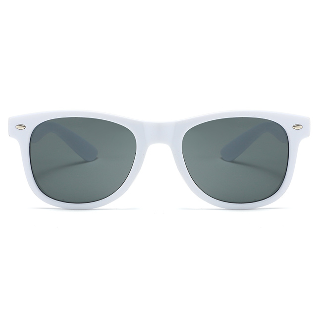 88163-2 Shiny White UVA UVB Protective Sales Promotion Sunglasses
