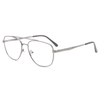 507 Double Nose Bridges Aviator Style Men Metal Optical Frames
