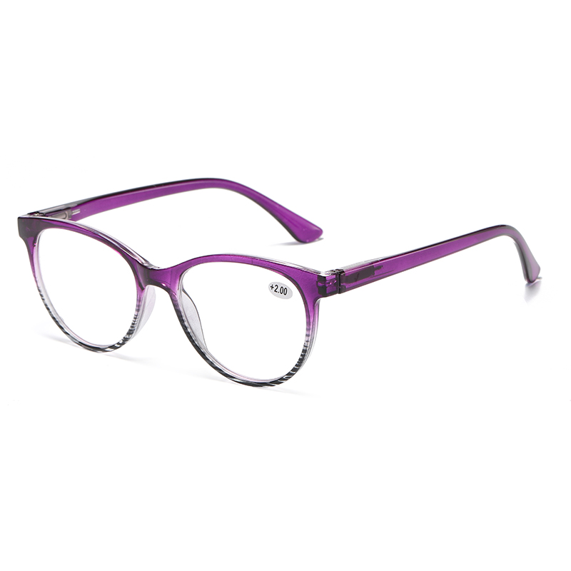 Oeil de chat forme dégradé motif cadre femmes PC lunettes de lecture #81317