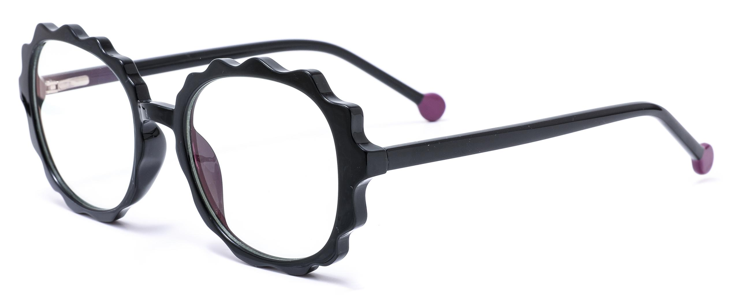 Stock Designed Cute 3D Waving Frames TR90+CP Anti-blue Light Women Optical Frames #2026