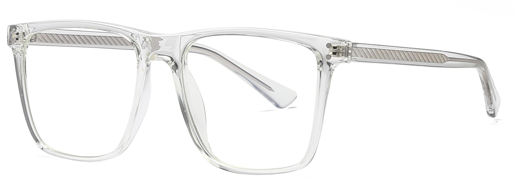 Stock Quadratische Form TR90+CP Anti-Blaulicht-Gläser Damen-Optikrahmen #2023