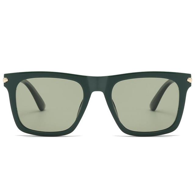 7528 Großhandel quadratischer Formrahmen mit goldener Metallhardware TR90 Injizierte Sonnenbrille