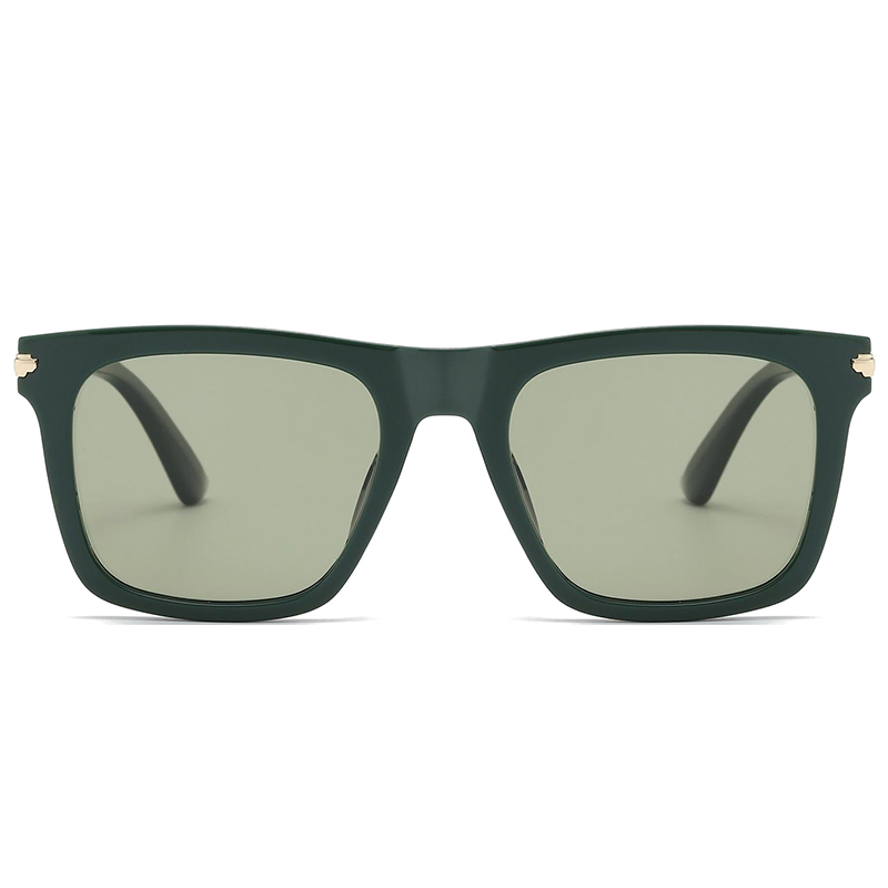 7528 Wholesale Square Shape Frame with Gold Tone Metal Hardware TR90 Injected Sunglasses
