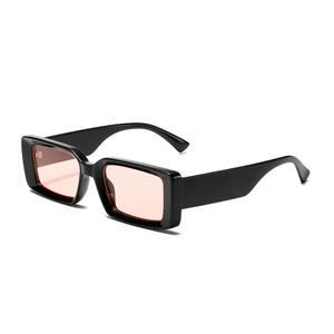 3493 Zagraniczona prostokątna przednia rama zawierała Szerokie Świątynie Unisex Okulary przeciwsłoneczne