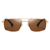 15104 Persegi Panjang Jembatan Hidung Double Men Metal Sunglasses