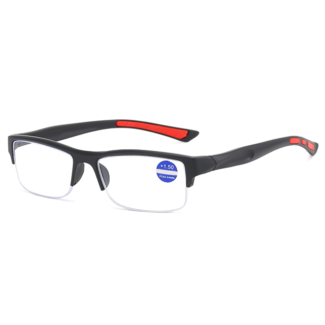 3087 Wholesale Semi Rimless Frame Sporty Reading Glasses